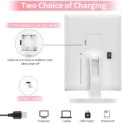 2X 3X Magnification Makeup Mirror Triple Told 22LED Lampstand Vanity Mirror Supports USB and Dry Battery Charging Square Mirror - Image 3