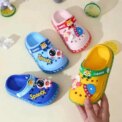 Kids' Crocs Cartoon Baby Soft-Sole Sandals – Ultra-Light Non-Slip Infant Closed-Toe Sandals for Boys and Girls, Beach Shoes