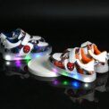 Disney Led Light Shoes for Kids Fashion Cartoon Spiderman Boys Sneakers Girls Casual Shoes Breathable Kids Sport Shoes - Image 4