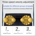 Electric Massage Vibration Pillow 4 Key Multifunctional Massager with Adjustable Hot Compress Neck and Shoulder Massager - Image 2