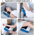 Electric Massage Vibration Pillow 4 Key Multifunctional Massager with Adjustable Hot Compress Neck and Shoulder Massager - Image 3