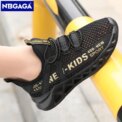 Single Net Children's Running Sneakers Breathable Lightweight Soft Non-slip Leisure Comfortable Walking Boys Girls Casual Shoes - Image 5