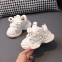 2024 Baby Chunky Shoes Girl Sports Shoes Toddler Boy Fashion Solid Color Sneakers 1-6 Years Kids Casual Breathable Running Shoes - Image 2
