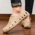 YRZL Mens Sandals Summer Comfortable Men Loafers Non Slip Driving Shoes Casual Beach Shoes Eva Slippers Slip on Man Shoes - Image 5