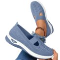 Comfortable Summer Shoes for Elderly Women Breathable Anti Slip Soft Sole Casual Walking Shoes Middle Aged Ladies Flat Sandals - Image 6