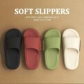 Women's Soft Slippers Thick-Soled Anti-Slip Indoor Outdoor Home Bathroom Relaxing Comfortable Cushioned Sandals，slippers woman - Image 2