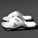 Men's Outdoor Fashion Sandals-Cross Strap Open Toe Slide Sandal,Non-Slip Bath Shower Slippers,Beach Shoes for Swimming & Walking - Image 3