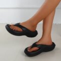 Women's Clip Toe Platform Flip Flops Summer Lightweight Soft Sole EVA Slippers for Women Thick Sole Non Slip Beach Shoes Slides - Image 4