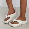Women's Clip Toe Platform Flip Flops Summer Lightweight Soft Sole EVA Slippers for Women Thick Sole Non Slip Beach Shoes Slides - Image 3