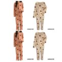 Women Girl Cute Clouds Coral Veet Pyjamas Set Winter Warm Fluffy Sleepwear UK - Image 3
