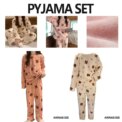 Women Girl Cute Clouds Coral Veet Pyjamas Set Winter Warm Fluffy Sleepwear UK - Image 2