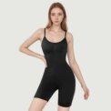 Modishion Women's Boxer Shaper Bodysuit Tummy Tightening Butt Lifting Seamless Boxer Shapewear Tights Slimming Tights