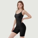 Modishion Women's Boxer Shaper Bodysuit Tummy Tightening Butt Lifting Seamless Boxer Shapewear Tights Slimming Tights - Image 2
