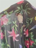 Floral Print Sleepwear Mesh Ruffle Hem Cami Nightdress Bride Nightwear Babydoll Vintage Sleep Dress - Image 6
