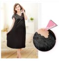 Free shipping women red lace sexy nightdress girls plus size Large size Sleepwear nightgown night dress skirt Y02-4 - Image 6