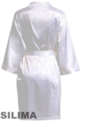 Wedding Party Team Bride Robe With Black Letters Kimono Satin Pajamas Bridesmaid Bathrobe SP2000 - Image 3