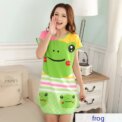 Summer Sexy Sleepwear Women's  One Piece Night Dress Nightgown Home Wear Erotic Lingerie Lovely Floral Animal Print - Image 2