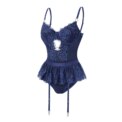 Voltsify Sexy Bodysuit Lingerie Set with Garter Belt - Image 5