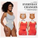 Smoothing Shapewear Bodysuit for Women Faja Full Body Shaper Thong Soft Body Shaping Sculpting Breast Slimming Underwear - Image 4