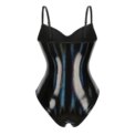 PU Leather Bodysuit Womens Shapewear No Pad Bra One-Piece Full Body Shaper Tummy Control Corset Slim Waist Trainer Underwear - Image 3
