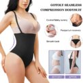 Thong Bodysuit Shapewear Women Underbust Body Shaper Tummy Control Slimming Underwear Push Up Butt Lifter Abdomen Shapers Corset - Image 3
