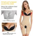 MISSMOLY Women Shapewear Slimming Bodysuit Open Crotch Corset Postpartum Recovery Sheath Tummy Control Full Body Shaper Jumpsuit - Image 5