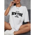 When 1968 The New York Is Young Woman T Shirt Girl Oversize Daily Top Female Creativity Streettshirt Individual Casual Clothes - Image 2