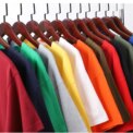 Fashionable casual men's solid color letter print pattern casual loose street fitness high quality versatile men's T-shirt - Image 6
