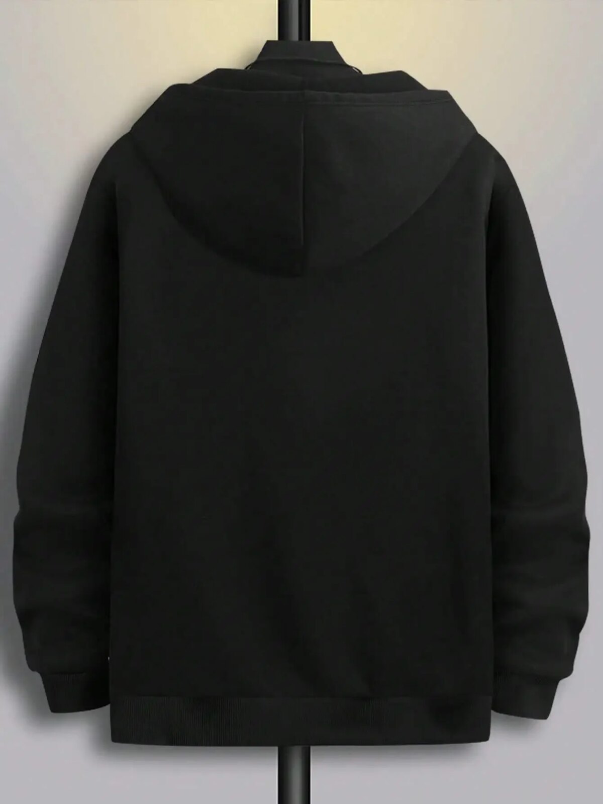 Street Letter Print Hoodie Men's Pocket Drawstring Pullover Soft Sweatshirt Autumn Casual Wear - Image 4