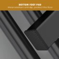 Double Rod Clothes Hanger Heavy Duty Clothes Hanger Clothing Display Rack with Storage Rack for Store Bedroom Dressing Room Whit - Image 6