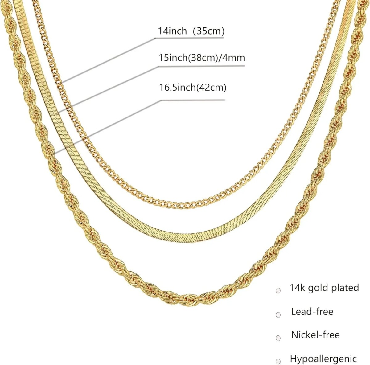 Necklace for Women Gold Necklace Silver Plated Necklace Gold Plated SnakeGold Chain Choker Necklaces Gold Jewelry Gift for Women - Image 3