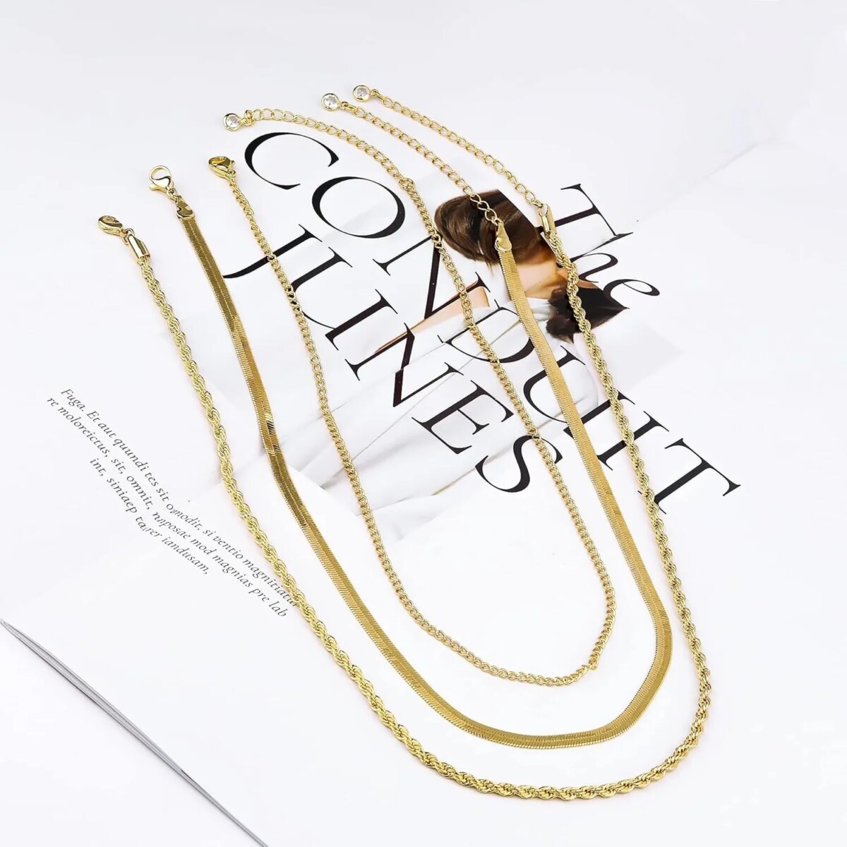 Necklace for Women Gold Necklace Silver Plated Necklace Gold Plated SnakeGold Chain Choker Necklaces Gold Jewelry Gift for Women - Image 4
