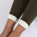Women Winter Plus Velvet Stretch Leggings High Waist Warm Leggings Women Casual Thick Winter Leggings - Image 5