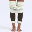 Women Winter Plus Velvet Stretch Leggings High Waist Warm Leggings Women Casual Thick Winter Leggings - Image 6