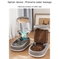 Automatic Pet Feeder Water Dispenser Dog Cat Gravity Food Water Dispenser With Pet Food Bowl Large Capacity - Image 6