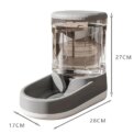 Automatic Pet Feeder Water Dispenser Dog Cat Gravity Food Water Dispenser With Pet Food Bowl Large Capacity - Image 4