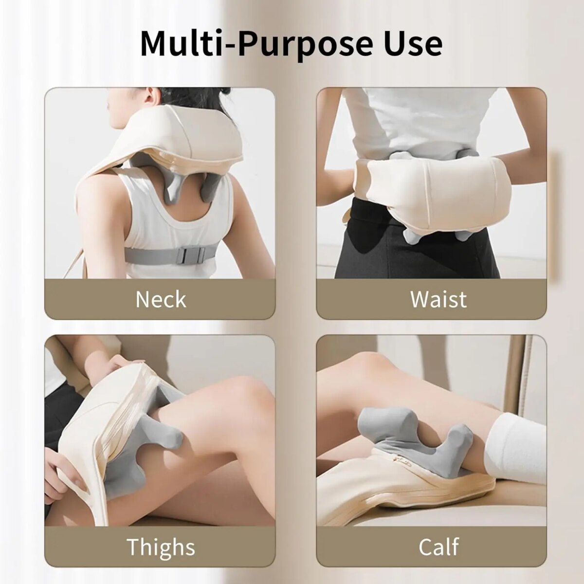 20W Brushless Motor Neck And Shoulder Massager Wireless Shoulder And Back Kneading Massage Shawl Neck masajeador - Image 6
