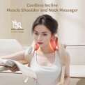 20W Brushless Motor Neck And Shoulder Massager Wireless Shoulder And Back Kneading Massage Shawl Neck masajeador - Image 2