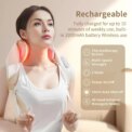 20W Brushless Motor Neck And Shoulder Massager Wireless Shoulder And Back Kneading Massage Shawl Neck masajeador - Image 4