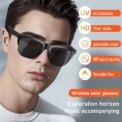 Touch Based Intelligent Bluetooth Glasses with Bone Conduction For Outdoor Sports Calls Sunglasses Business Wireless Headphones - Image 2