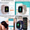 AI Diagnostic Detector Smart Watch Women Blood Lipid and Uric Acid Body Composition Test Women Menstrual Health Tracker 2025 New - Image 2
