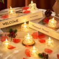 Flameless LED Light Candle LED Crystal Candle Light Transparent Shell Electronic Night Lamp Dating Party Holiday Home Decoration - Image 2