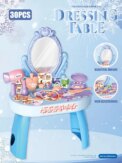 30pcs Kids dressing table toy girl simulation home makeup and makeup jewelry box 3-4 5-6 years old baby birthday giftChildren Makeup Cosmetics Playing Box Princess Makeup Girl Toy Play Set Lipstick Eye Shadow Safety Nontoxic Toys Kit For Kids - Image 2