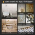 500ML Heavy-Duty Tile Cleaner-Bathroom &Toilet Stain Remover,Fast-Acting Formula for Stubborn Grime,Ceramic Floor/Shower Surface - Image 5