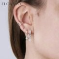 FLORATO 925 sterling silver earrings chain tassel pendant earrings zircon silver earrings for women trend Luxury Wedding Jewelry - Image 5