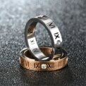 Luxury Roman Numeral Necklace Earring Bracelet Ring Set For Women Never Fade 316L Stainless Steel Wedding Jewelry Set Gift Box - Image 4