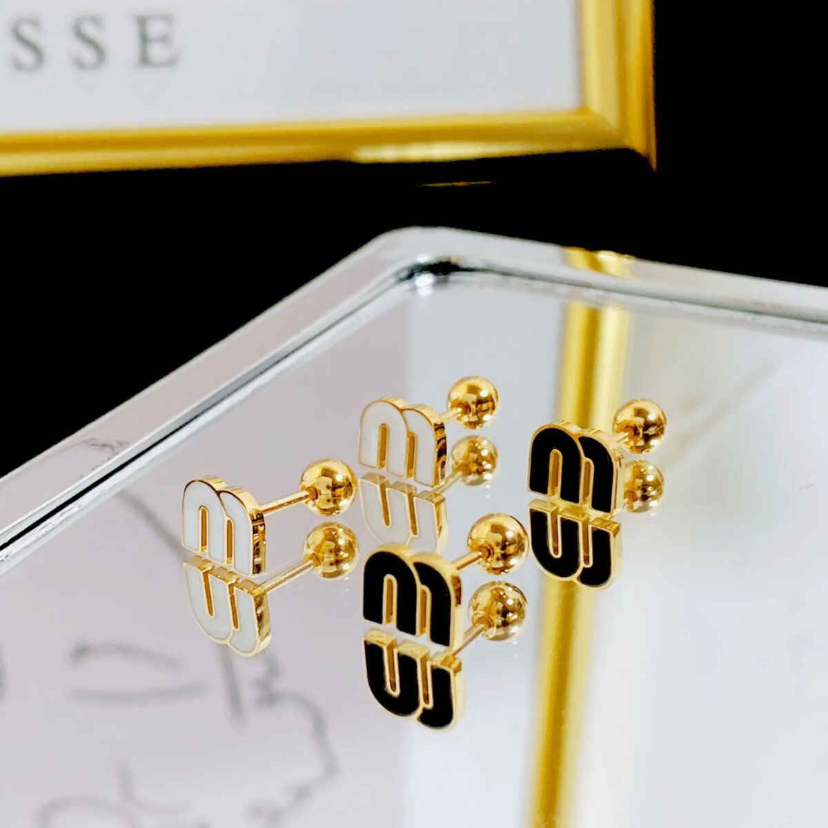Korean Fashionable M Letter Stainless Steel Earring Minimalist Design Girl Birthday Festival Surprise Gift Romantic Jewelry - Image 6