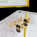 Korean Fashionable M Letter Stainless Steel Earring Minimalist Design Girl Birthday Festival Surprise Gift Romantic Jewelry - Image 6