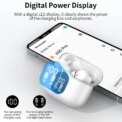 Wireless Earbuds with Bluetooth 5.3, In-Ear Headphones Featuring 4 ENC Mics and 36 Hours of Playtime, LED Display Included.: uk Stock, 4 Days Free Delivery - Image 5