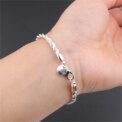 925 Sterling Silver Twisted Rope Bracelet 3mm Thick Chain Link UK: uk Stock, 4 Days Free Delivery - Image 5
